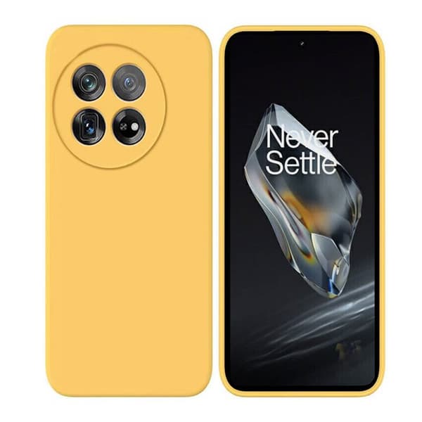 Liquid silikone cover OnePlus 13R - Gul
