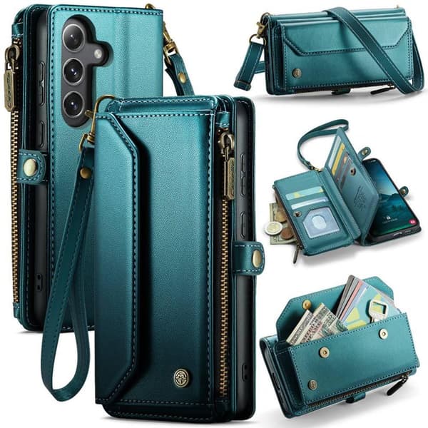 CaseMe mobilcover C36 Samsung Galaxy S25 - Petrol