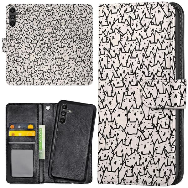 Samsung Galaxy S24 FE - Lommebok Deksel Kattgruppe