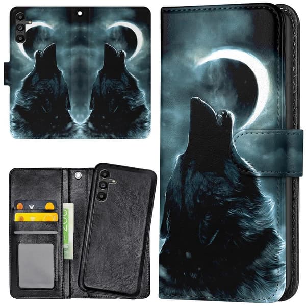 Samsung Galaxy S24 FE - Lommebok Deksel Wolf
