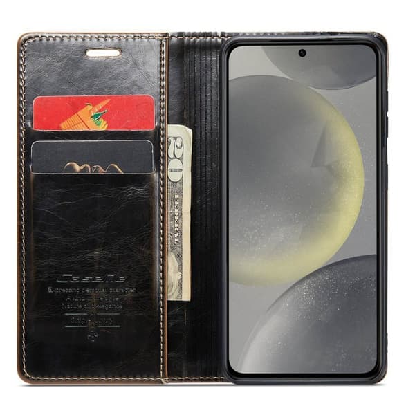 CaseMe puhelimenkotelo 003 Samsung Galaxy S25 - Ruskea