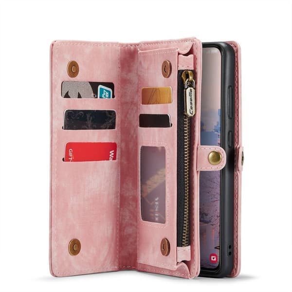 CaseMe mobilfodral 008 8-kort Samsung Galaxy S25 Ultra - Rosa