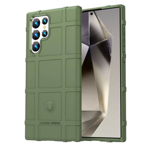 Rugged Shield deksel Samsung Galaxy S25 Ultra - Grønn