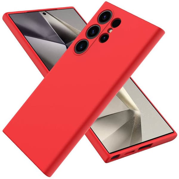 Liquid silikon skal Samsung Galaxy S25 Ultra - China Red