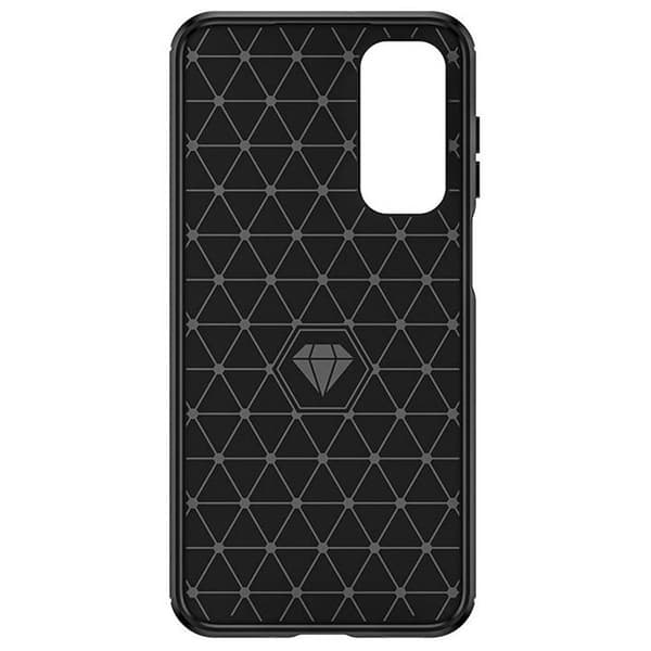Børstet silikone cover Samsung Galaxy A26 5G - Sort
