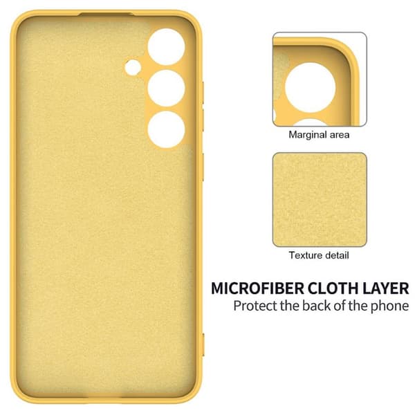 Liquid silikone cover Samsung Galaxy A26 5G - Gul