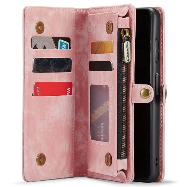 CaseMe puhelimenkotelo 008 8-kortti Samsung Galaxy A36 5G - Vaaleanpunainen