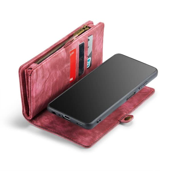 CaseMe mobildeksel 008 8-kort Samsung Galaxy S25 Plus - Rød