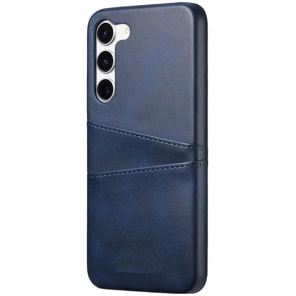 Retro skal med kortplatser Samsung Galaxy S25 Plus - Blå