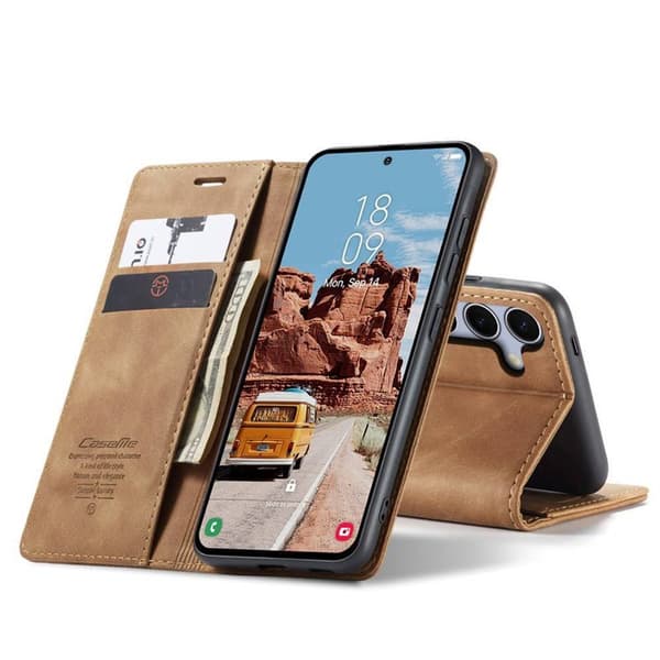 CaseMe mobilcover 013 Samsung Galaxy S25 Plus - Brun