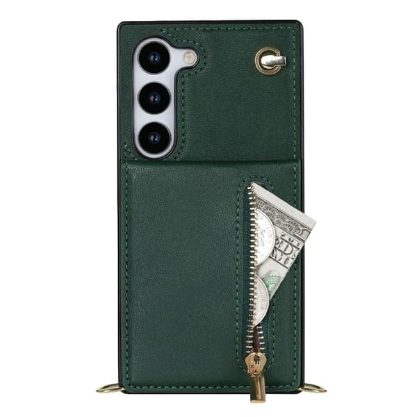 Zipper halskjede deksel Samsung Galaxy S25 Plus - Grønn