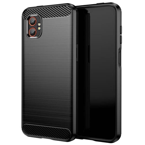 Borstat silikon skal Samsung Galaxy Xcover 7 Pro - Svart