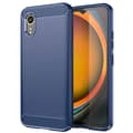 Miniatyrbilde 1 av 3: Børstet silikondeksel Samsung Galaxy Xcover 7 Pro - Blå