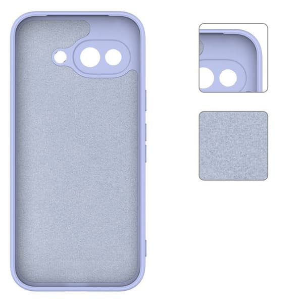 Liquid silikone cover Google Pixel 9a - Lavendel