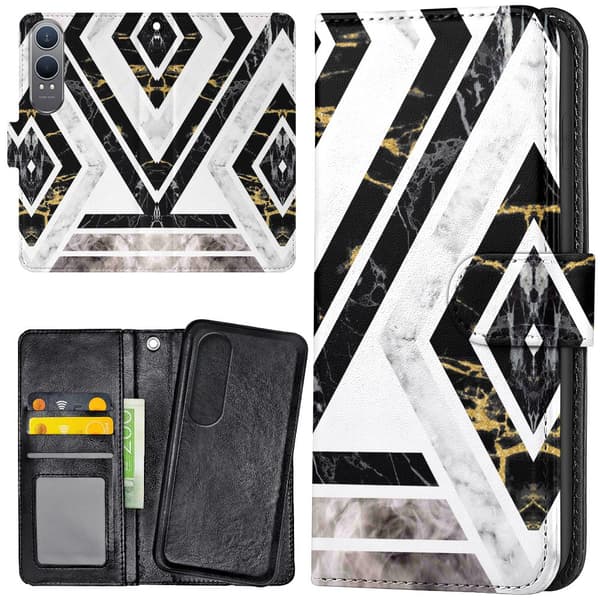 OnePlus Nord CE4 Lite 5G - Mobilcover/Etui Cover Skræv Mønster