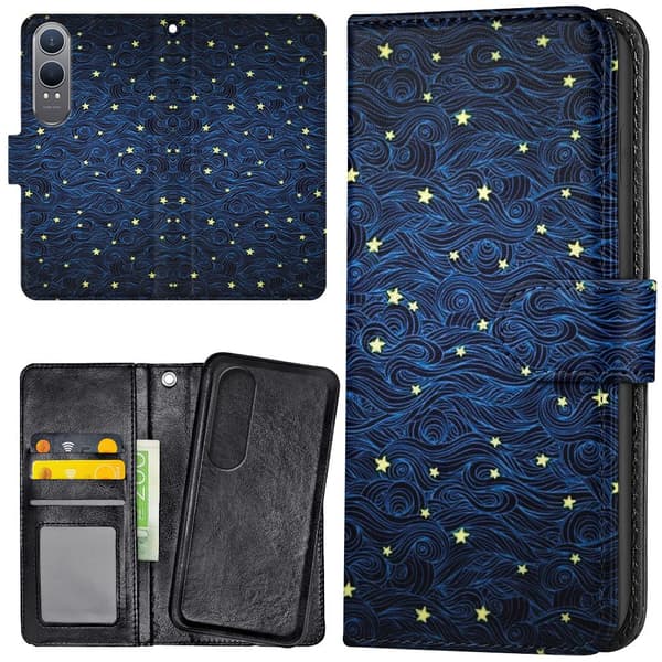 OnePlus Nord CE4 Lite 5G - Mobilcover/Etui Cover Stjernemønster