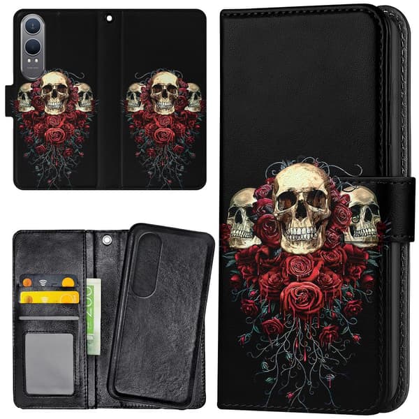 OnePlus Nord CE4 Lite 5G - Lompakkokotelo/Kuoret Skulls