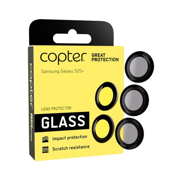 Copter Samsung Galaxy S25 Plus Kameran suoja Exoglass Lens Protector