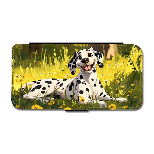 Barn Søt Tegneserie Dalmatiner Hund Flip-etui For Samsung Galaxy A21s