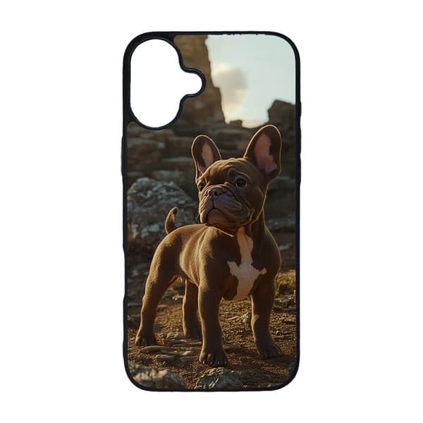 Hund Fransk Bulldog iPhone 16 Plus Mobiltelefon Deksel