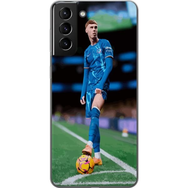 Samsung Galaxy S21+ 5G Gjennomsiktig deksel Fotball