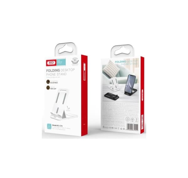 XO phone desk holder C73, white
