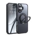 Pikkukuva 1 / 4: McDodo PC-4931 MagSafe kotelo iPhone 16 Plus -puhelimelle jalustalla (musta)