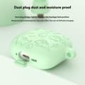 Miniatyrbild 1 av 8: AirPods 4 Skal Med Dinosaurie Motiv Silikon Mörk Grön