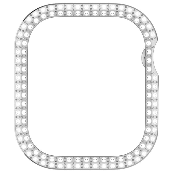 Apple Watch 10 42 mm Skal Rhinestone Silver