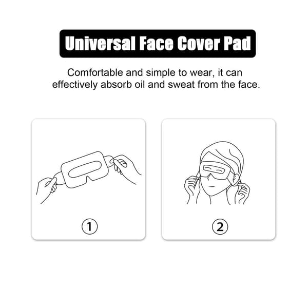 100-PACK Engångs VR Ansiktsmask