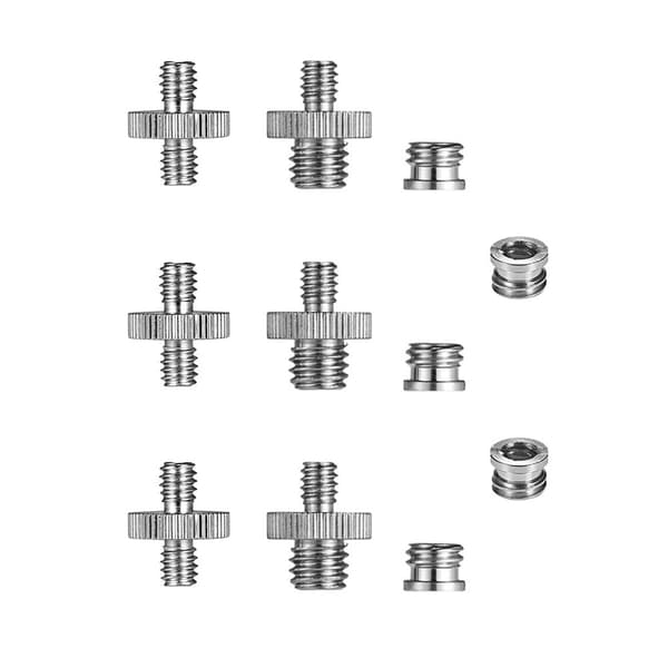 11-PACK 1/4" & 3/8" Skruv Adapter För Kamera