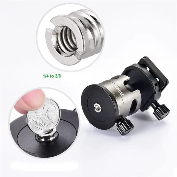 1/4" Hona Till 3/8" Hane Skruv Adapter För Kamera