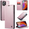 Miniatyrbild 1 av 6: CASEME iPhone 16 Pro Fodral Oil Wax Flip Rosa