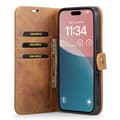 Miniatyrbild 2 av 6: DG.MING iPhone 16 Plus Fodral 2in1 Magnet Brun