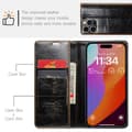 Miniatyrbild 5 av 6: CASEME iPhone 16 Pro Fodral Oil Wax Flip Mörk Brun