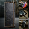 Miniatyrbild 6 av 6: CASEME iPhone 16 Pro Fodral Oil Wax Flip Mörk Brun