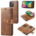 Miniatyrbild 1 av 6: DG.MING iPhone 16 Pro Fodral 2in1 Magnet Brun
