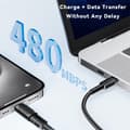 Miniatyrbild 3 av 4: ESSAGER Lightning Hona - USB-C Hane Adapter Svart