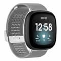 Miniatyrbild 6 av 6: Fitbit Versa 4/Sense 2 Armband Metall Silver
