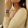 Miniatyrbild 6 av 6: Fitbit Versa 4/Sense 2 Armband Metall Bling Rosa