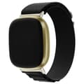 Miniatyrbild 4 av 5: Fitbit Versa 4/Sense 2 Armband Justerbar Nylon Svart