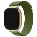 Miniatyrbild 4 av 5: Fitbit Versa 4/Sense 2 Armband Justerbar Nylon Grön