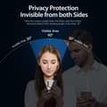 Miniatyrbild 3 av 6: DUX DUCIS iPhone 16 Skärmskydd Härdat Glas Privacy