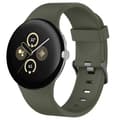 Miniatyrbild 4 av 6: Google Pixel Watch 3 45 mm Armband Silikon Grön