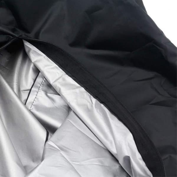 Grillöverdrag 420D Vattentätt 170x61x117 cm Svart