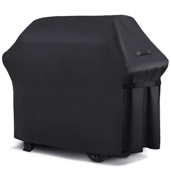 Grillöverdrag 420D Vattentätt 170x61x117 cm Svart