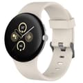 Miniatyrbild 4 av 6: Google Pixel Watch 3 45 mm Armband Silikon Beige