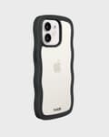 Miniatyrbild 3 av 5: holdit iPhone 12 / 12 Pro Skal Wavy Svart/Transpar