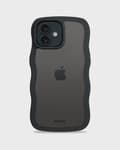 Miniatyrbild 2 av 5: holdit iPhone 12 / 12 Pro Skal Wavy Svart/Transpar