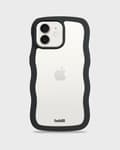 Miniatyrbild 1 av 5: holdit iPhone 12 / 12 Pro Skal Wavy Svart/Transpar